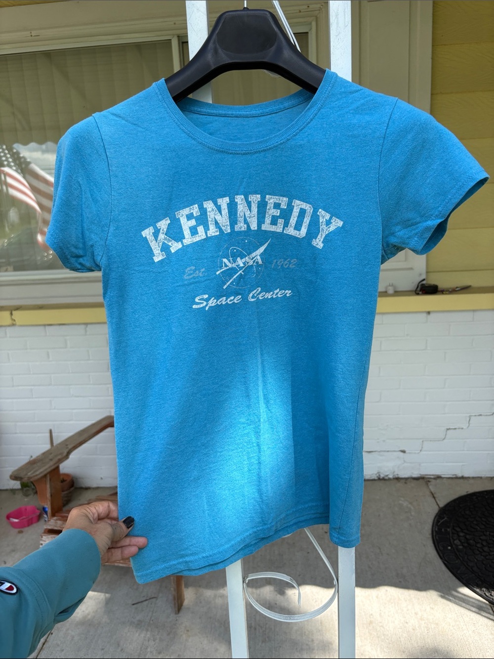 Kennedy Space Center Women's Teal Graphic Tee